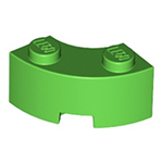 LEGO Brick, Round Corner 2 x 2 Macaroni with Stud Notch and Reinforced Underside (New Style) 85080