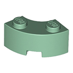 LEGO Brick, Round Corner 2 x 2 Macaroni with Stud Notch and Reinforced Underside (New Style) 85080