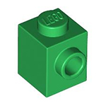 LEGO Brick, Modified 1 x 1 with Stud on 1 Side 87087