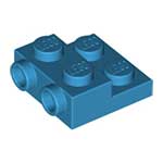 LEGO Plate, Modified 2 x 2 x 2/3 with 2 Studs on Side 99206