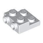 LEGO Plate, Modified 2 x 2 x 2/3 with 2 Studs on Side 99206