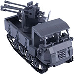 Brickpanda Custom Military Set German RSO ost with Flak 38 - 20mmn B1228