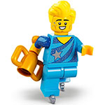 LEGO Minifigur Figure Skating Champion, Series 22 (Complete Set with Stand and Accessories) COL22-6