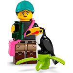 LEGO Minifigura Birdwatcher, Series 22 (Complete Set with Stand and Accessories) COL22-9