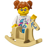 LEGO Minifigure Rockin` Horse Rider, Series 24 (Complete Set with Stand and Accessories) COL24-11