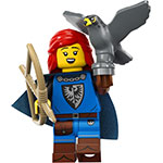 LEGO Minifigur Falconer, Series 24 (Complete Set with Stand and Accessories) COL24-5