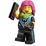 LEGO Minifigure E-Sports Gamer, Series 25 (Complete Set with Stand and Accessories) COL25-2