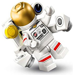 LEGO Minifigur Spacewalking Astronaut, Series 26 (Complete Set with Stand and Accessories) COL26-1
