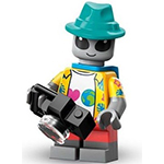 LEGO Minifigura Alien Tourist, Series 26 (Complete Set with Stand and Accessories) COL26-3