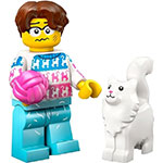 LEGO Minifigura Cat Lover, Series 27 (Complete Set with Stand and Accessories) COL27-11