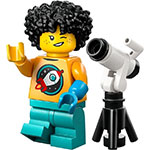 LEGO Minifigur Astronomer Kid, Series 27 (Complete Set with Stand and Accessories) COL27-4