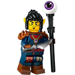 LEGO Minifigura Gith Warlock, Dungeons & Dragons (Complete Set with Stand and Accessories) COLDND-2