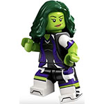 LEGO Minifigur She-Hulk, Marvel Studios, Series 2 (Complete Set with Stand and Accessories) COLMAR2-5