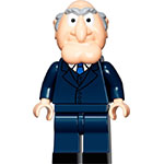 LEGO Minifigure Statler, The Muppets (Complete Set with Stand and Accessories) COLTM-10