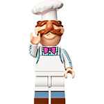 LEGO Minifigur Swedish Chef, The Muppets (Complete Set with Stand and Accessories) COLTM-11