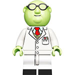 LEGO Minifigur Dr. Bunsen Honeydew, The Muppets (Complete Set with Stand and Accessories) COLTM-2